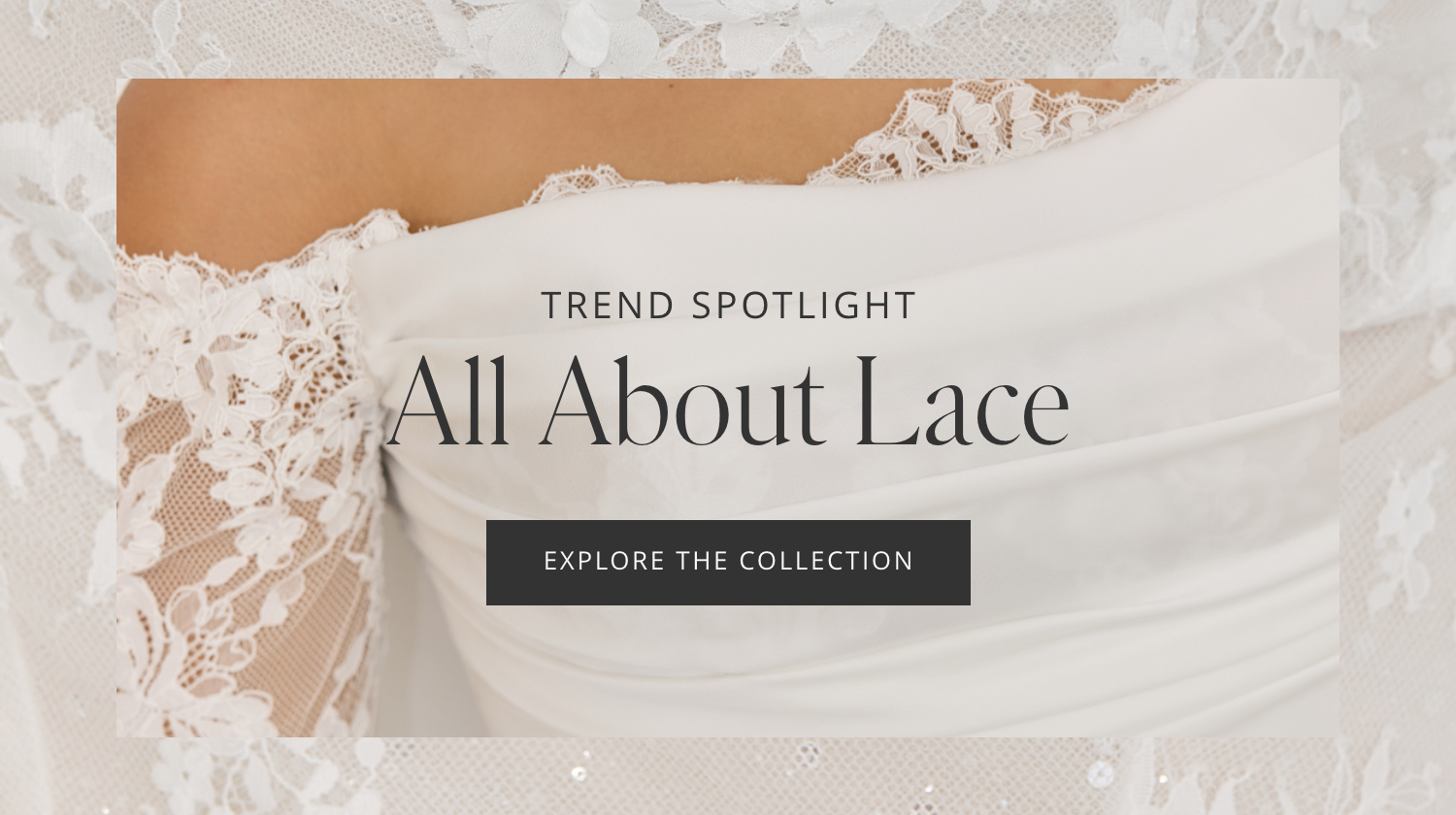 All About Lace Mobile Banner