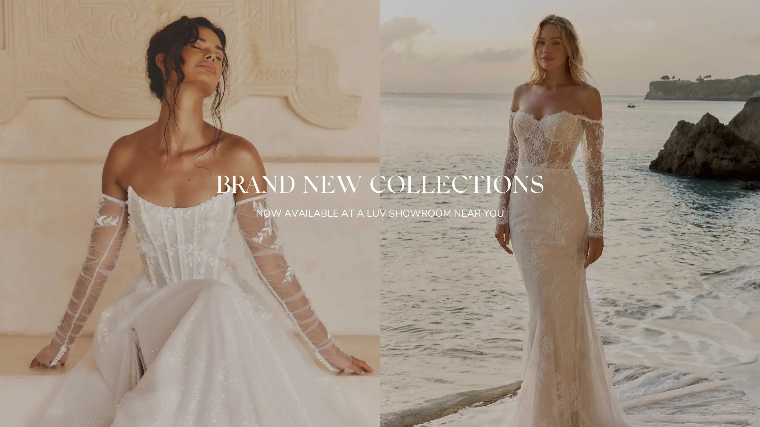 New Collections available now at Luv Bridal